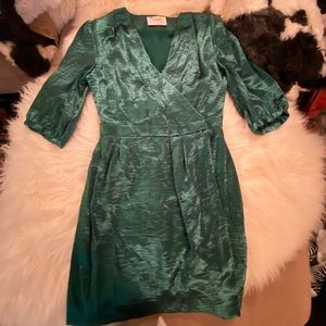 ba&sh Emerald 3/4 Sleeve Wrap Mini, 6